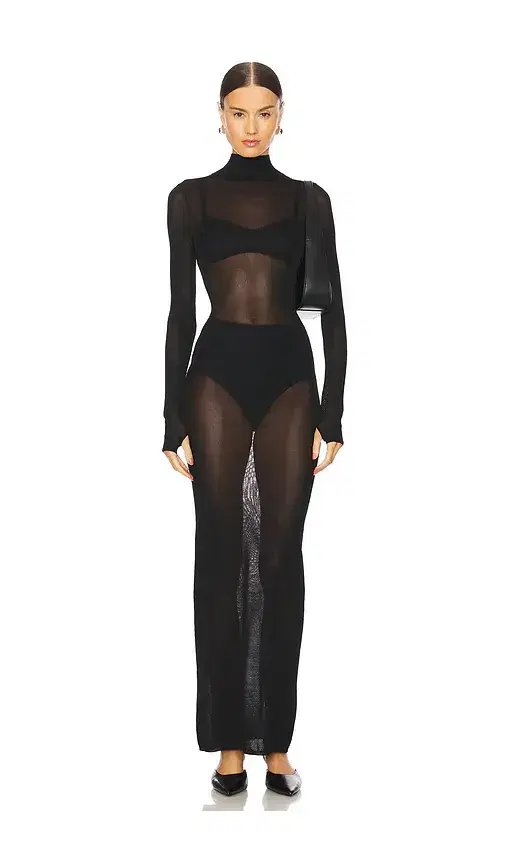 L'Academie Reyes Maxi Knit Dress