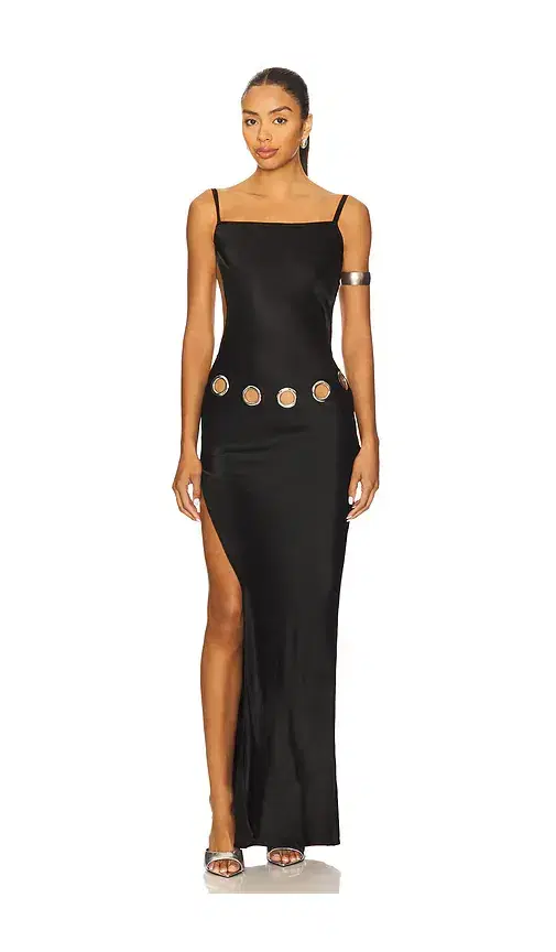 1XBLUE Eyelet Maxi Dress