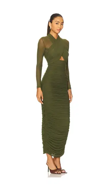 Bardot Aliyah Long Midi Dress | Thumbnail 2