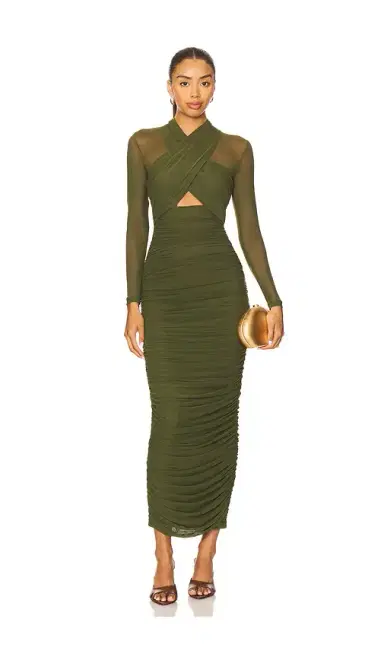 Bardot Aliyah Long Midi Dress | Thumbnail 1