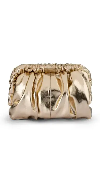 olga berg Betty Metallic Clutch | Thumbnail 1