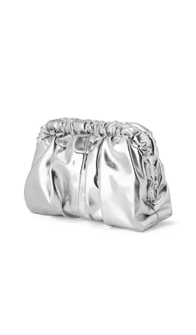 olga berg Betty Metallic Clutch | Thumbnail 2
