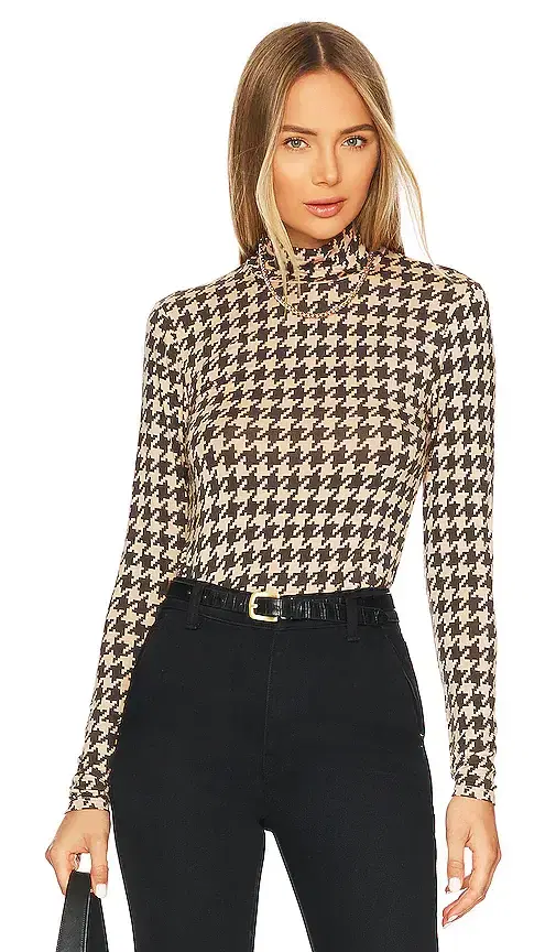Sanctuary Slinky Mock Turtleneck Top