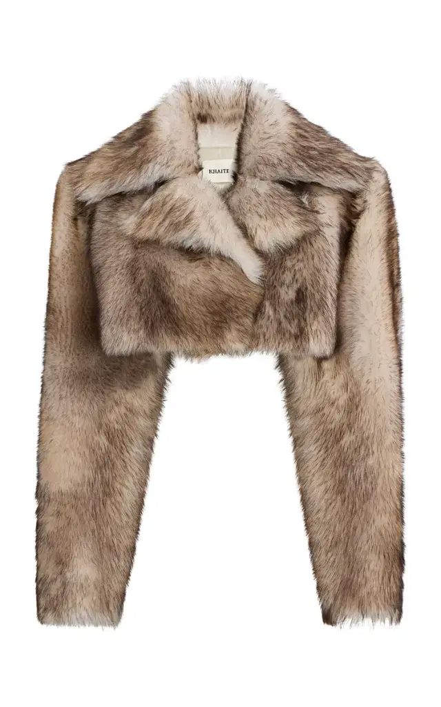 Stallone Cropped Shearling Jacket