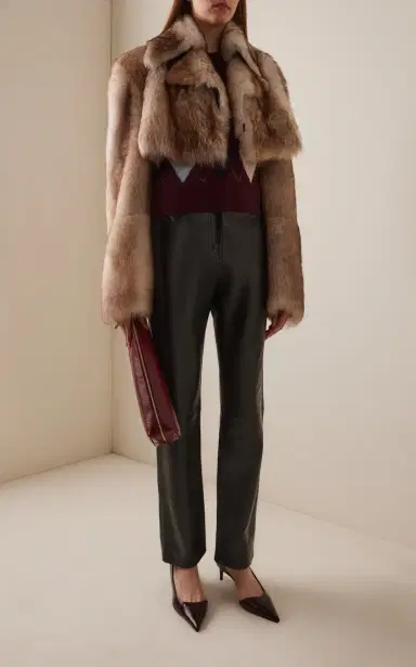 Khaite Anders Argyle-Knit Cashmere-Blend Top | Thumbnail 5