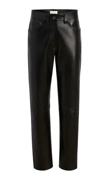 Khaite Callum Leather Straight-Leg Pants | Thumbnail 6 Khaite Callum Leather Straight-Leg Pants | Thumbnail 6