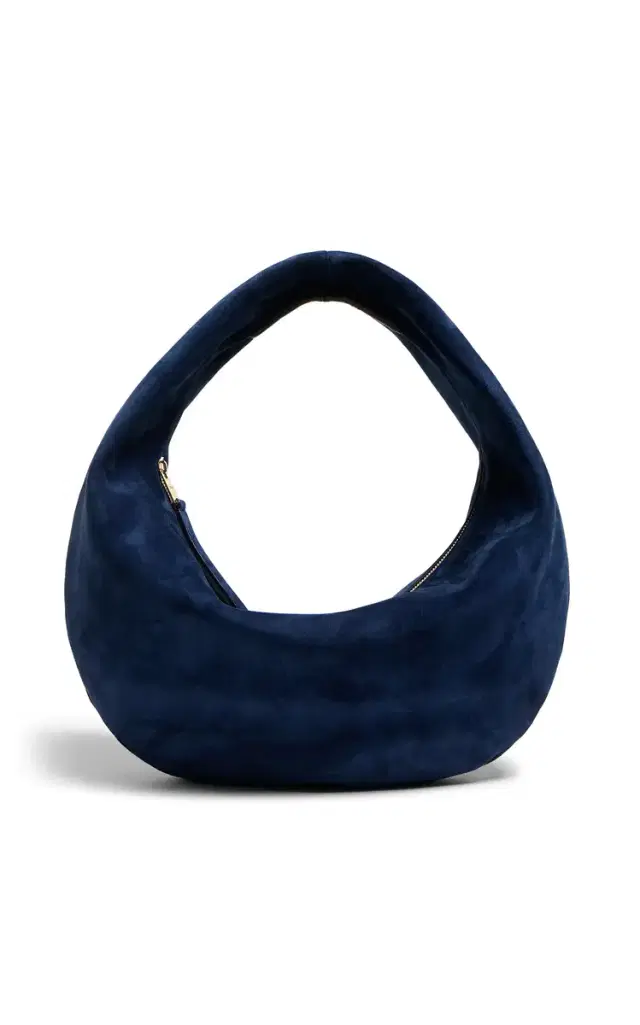 Khaite Olivia Medium Suede Hobo Bag