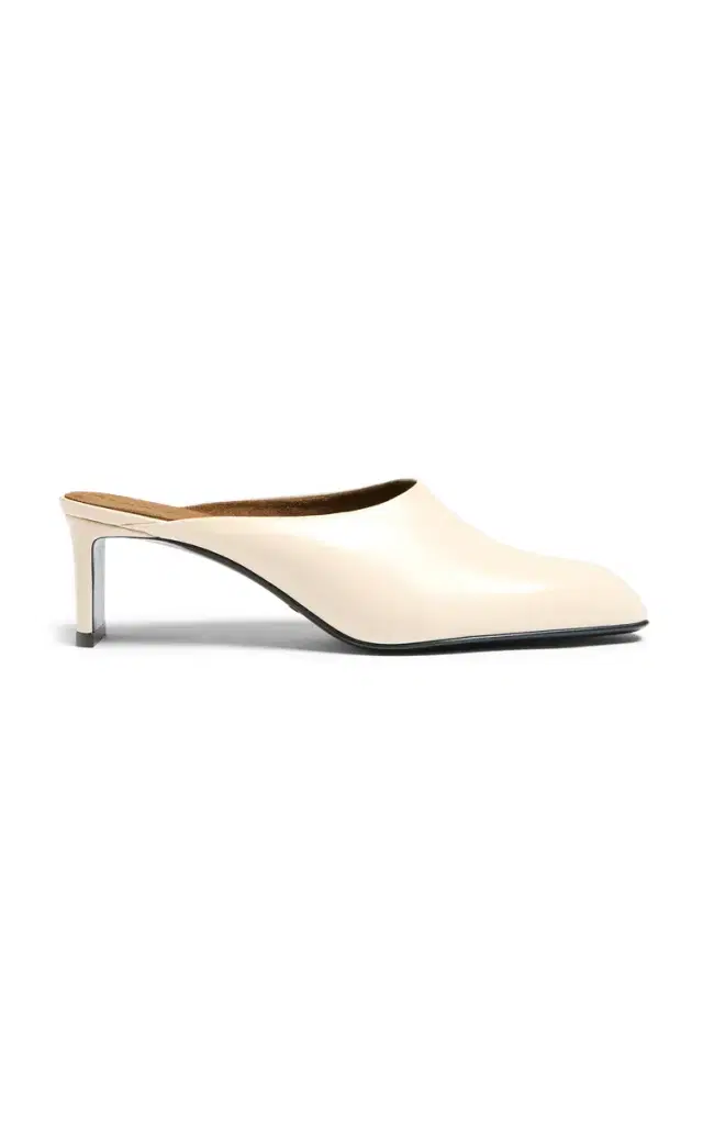 Khaite Colt Leather Mules