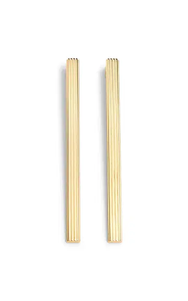 Khaite Empire 18K Gold Plated Long Earrings | Thumbnail 1 Khaite Empire 18K Gold Plated Long Earrings | Thumbnail 1