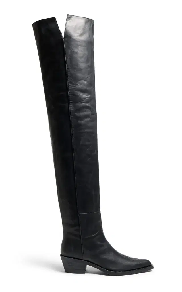 Khaite Clive Over-The-Knee Leather Boots