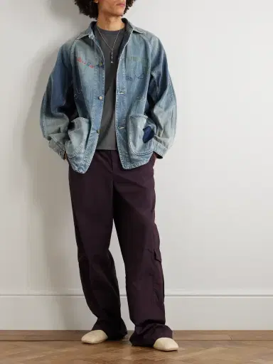 KAPITAL Cactus Embroidered Denim Jacket - Men | Thumbnail 2