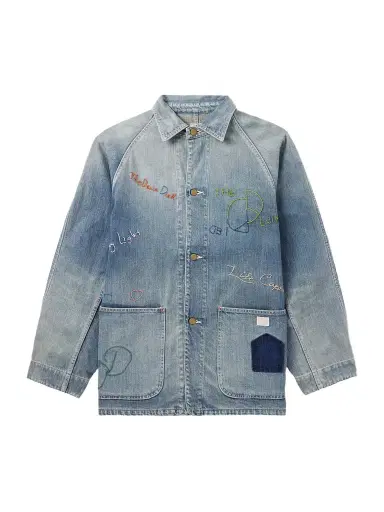 KAPITAL Cactus Embroidered Denim Jacket - Men | Thumbnail 1