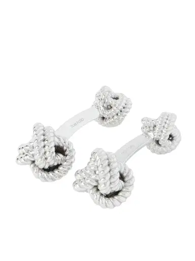 Tom Ford Knot 18-Karat White Gold Cufflinks - Men | Thumbnail 1 Tom Ford Knot 18-Karat White Gold Cufflinks - Men | Thumbnail 1