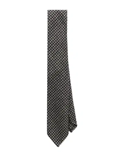 De Petrillo 7cm Houndstooth Wool and Cashmere-Blend Tie - Men | Thumbnail 1