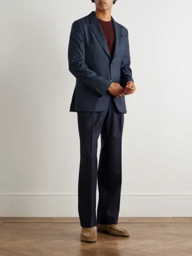 Paul Smith Textured Wool and Silk-Blend Suit Jacket - Men | Thumbnail 2 Paul Smith Textured Wool and Silk-Blend Suit Jacket - Men | Thumbnail 2