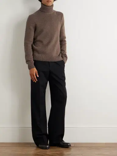 Loro Piana Parksville Baby Cashmere Rollneck Sweater - Men | Thumbnail 2