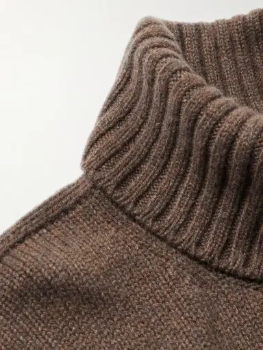 Loro Piana Parksville Baby Cashmere Rollneck Sweater - Men | Thumbnail 4