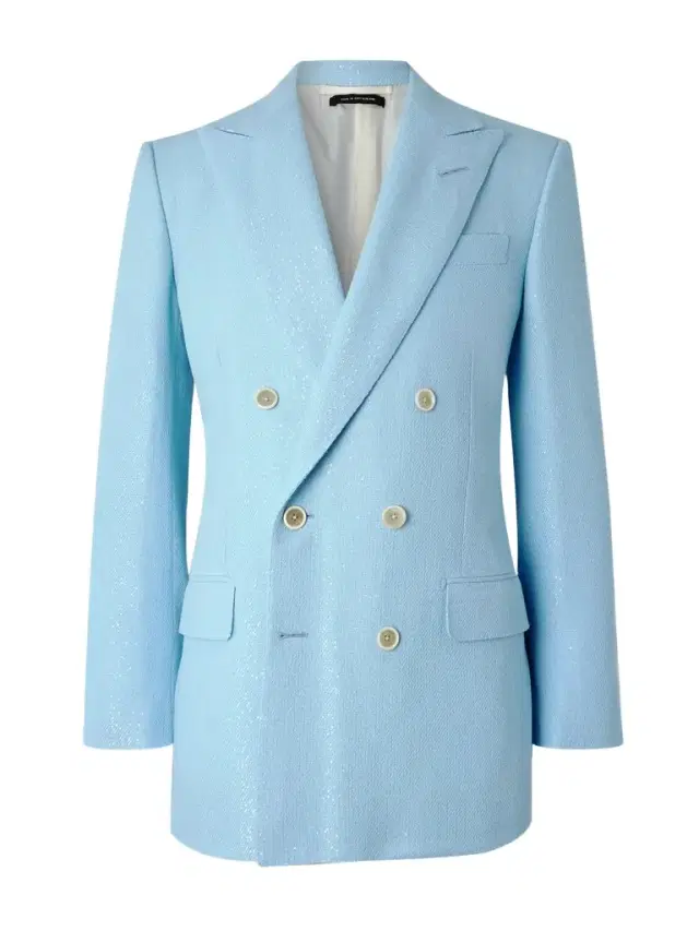 Double-Breasted Sequinned Wool-Blend Suit Jacket - Men