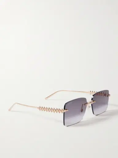 Cartier Eyewear Clash de Cartier Rimless Rectangular-Frame Gold-Tone Sunglasses - Men | Thumbnail 3 Cartier Eyewear Clash de Cartier Rimless Rectangular-Frame Gold-Tone Sunglasses - Men | Thumbnail 3