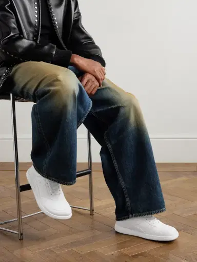 Loewe Jambo Logo-Appliquéd Leather Sneakers - Men | Thumbnail 2