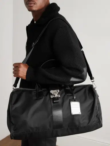 FPM Milano Butterfly Leather-Trimmed Nylon Duffle Bag - Men | Thumbnail 3 FPM Milano Butterfly Leather-Trimmed Nylon Duffle Bag - Men | Thumbnail 3