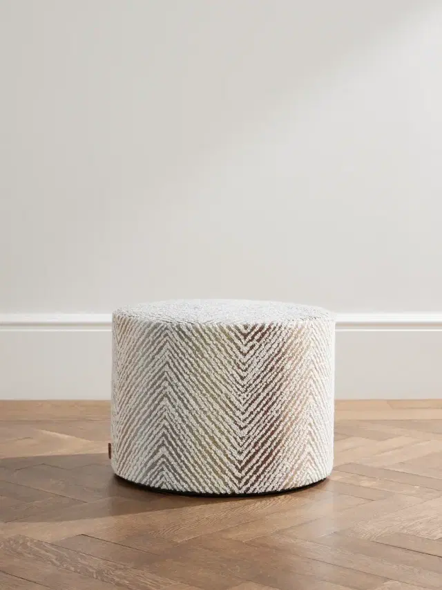 Missoni Home Island Outdoor Canvas-Trimmed Bouclé Ottoman - Men