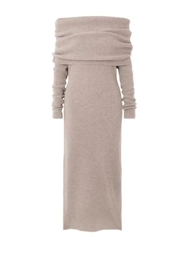 Carline Off-the-shoulder Wool And Cashmere-blend Midi Dress