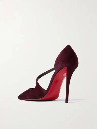 Christian Louboutin Miss Ziggyta 100 Suede Pumps | Thumbnail 3