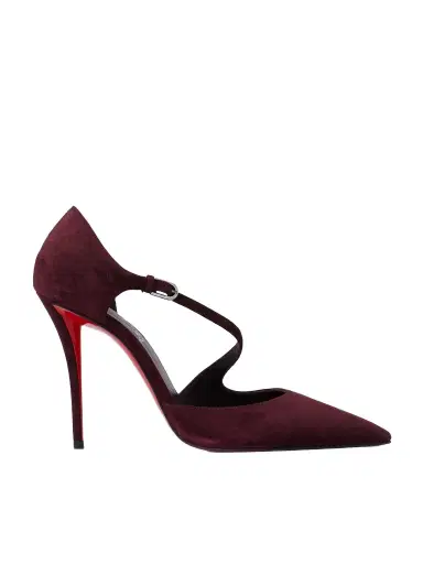 Christian Louboutin Miss Ziggyta 100 Suede Pumps | Thumbnail 1