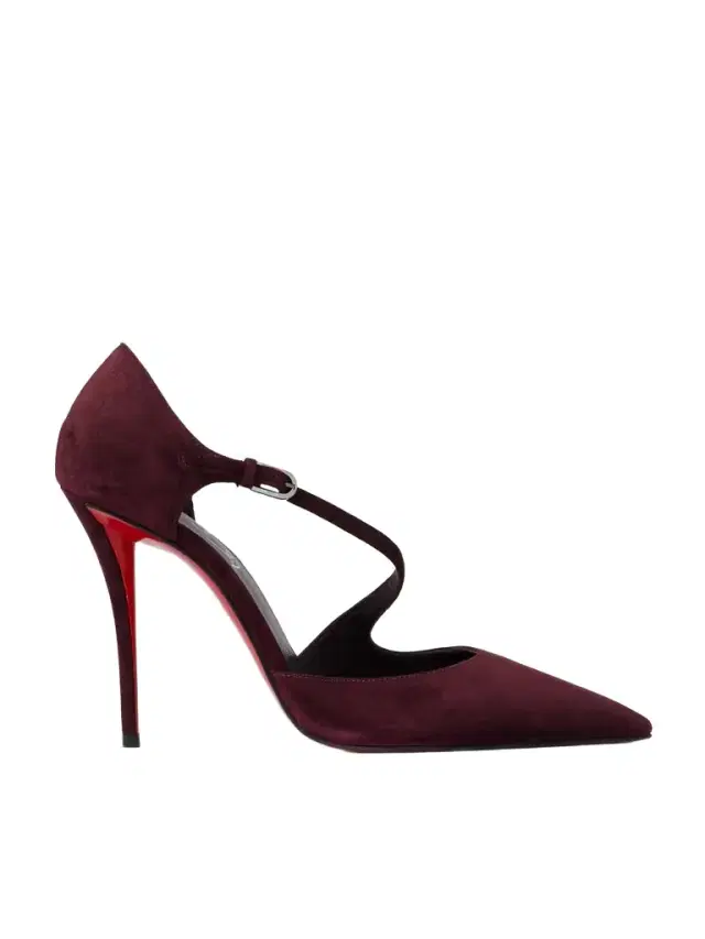 Christian Louboutin Miss Ziggyta 100 Suede Pumps
