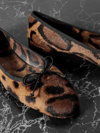 Christian Louboutin Sweetie Jane Leopard-print Calf Hair Ballet Flats | Thumbnail 4 Christian Louboutin Sweetie Jane Leopard-print Calf Hair Ballet Flats | Thumbnail 4