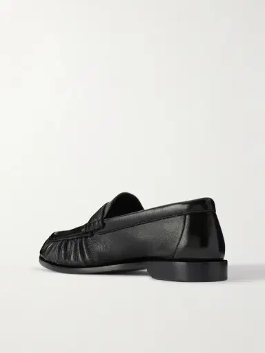 Saint Laurent Le Loafer Logo-embellished Leather Loafers | Thumbnail 3