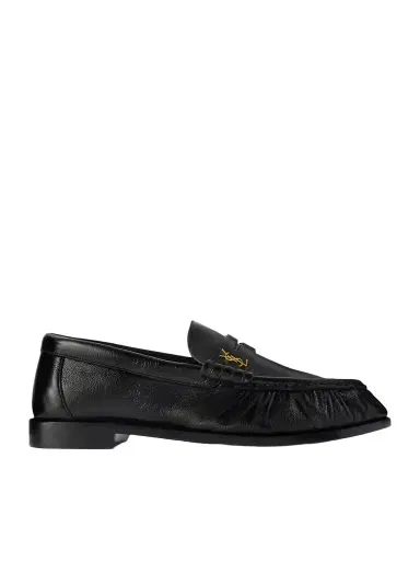 Saint Laurent Le Loafer Logo-embellished Leather Loafers | Thumbnail 1