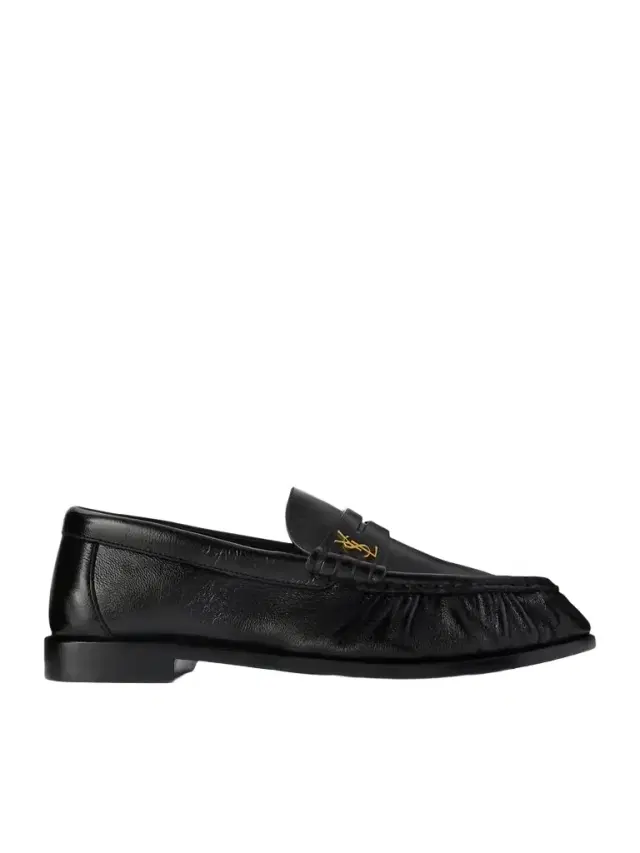 Le Loafer Logo-embellished Leather Loafers