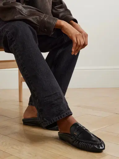 Saint Laurent Le Loafer Logo-embellished Slip-ons | Thumbnail 2