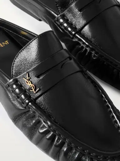 Saint Laurent Le Loafer Logo-embellished Slip-ons | Thumbnail 4