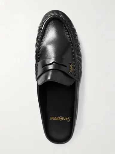 Saint Laurent Le Loafer Logo-embellished Slip-ons | Thumbnail 5