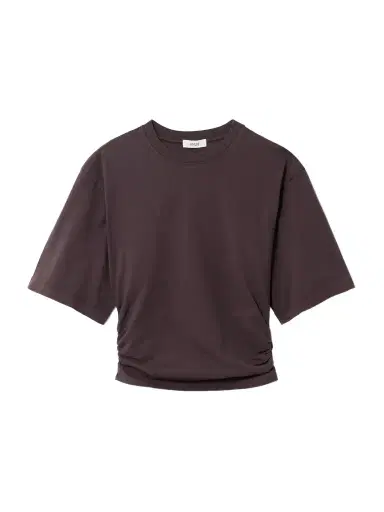 AGOLDE Shari Ruched Cotton-jersey T-shirt | Thumbnail 1 AGOLDE Shari Ruched Cotton-jersey T-shirt | Thumbnail 1