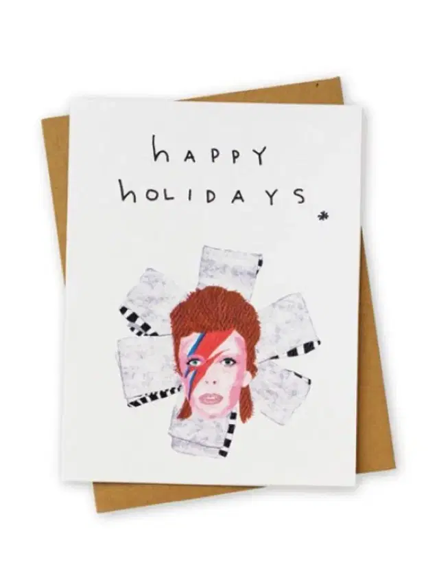 Tay Ham 'Happy Holidays' Bowie Card
