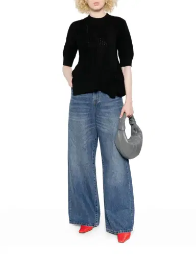 Sacai Asymmetric Knit Pullover | Thumbnail 2 Sacai Asymmetric Knit Pullover | Thumbnail 2