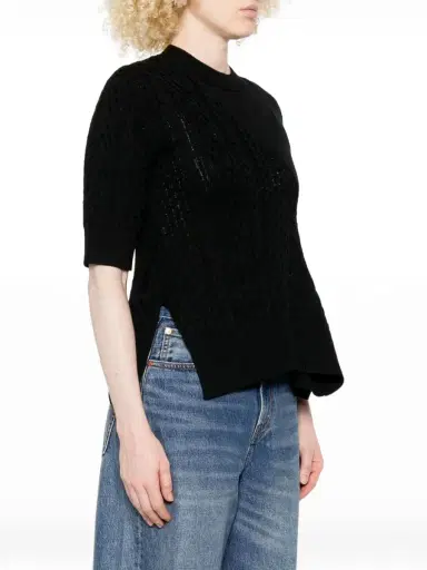 Sacai Asymmetric Knit Pullover | Thumbnail 3 Sacai Asymmetric Knit Pullover | Thumbnail 3