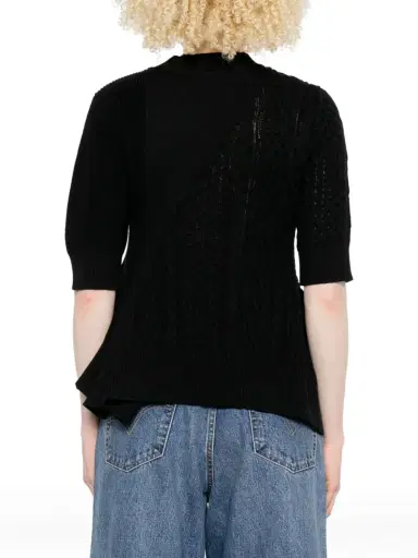 Sacai Asymmetric Knit Pullover | Thumbnail 4 Sacai Asymmetric Knit Pullover | Thumbnail 4