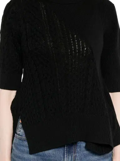 Sacai Asymmetric Knit Pullover | Thumbnail 5 Sacai Asymmetric Knit Pullover | Thumbnail 5