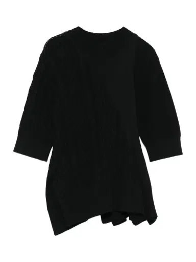 Sacai Asymmetric Knit Pullover | Thumbnail 1 Sacai Asymmetric Knit Pullover | Thumbnail 1