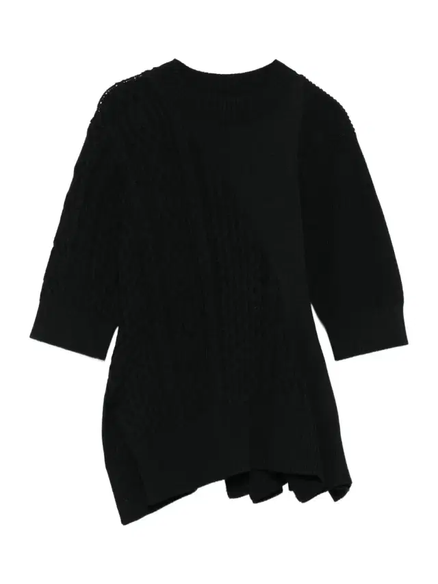 Sacai Asymmetric Knit Pullover