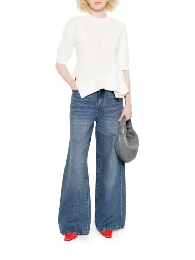 Sacai Asymmetric Knit Pullover | Thumbnail 2