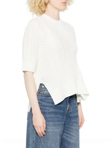 Sacai Asymmetric Knit Pullover | Thumbnail 3