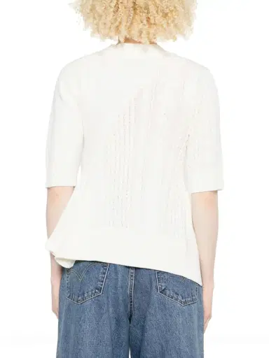 Sacai Asymmetric Knit Pullover | Thumbnail 4