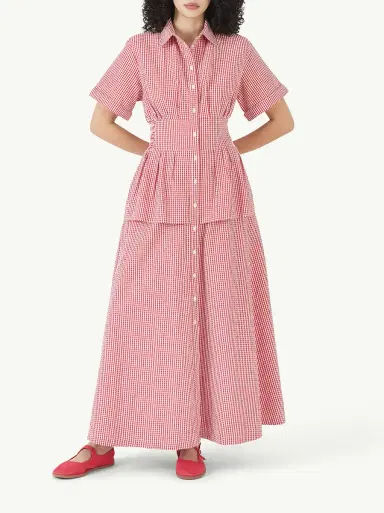 Rosie Assoulin Boogie Woogie Bugle Boy Dress | Thumbnail 3 Rosie Assoulin Boogie Woogie Bugle Boy Dress | Thumbnail 3