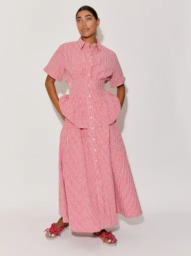 Rosie Assoulin Boogie Woogie Bugle Boy Dress | Thumbnail 7 Rosie Assoulin Boogie Woogie Bugle Boy Dress | Thumbnail 7
